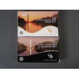 Two USA Mint proof coin sets comprising 2013 and 2014,