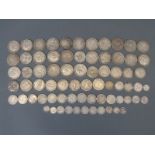 Approximately 642g of UK silver coinage including Victoria,