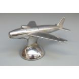 Dunhill jet aeroplane table lighter, length 16.