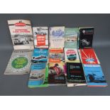 A quantity of 1950's, 60's, and early 70's motoring racing programmes including Goodwood,