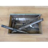 A quantity of mainly vintage commercial vehicle tools including kingpin reamers to suit Bedford