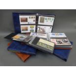 Five albums of GB first day covers and an album of presentation packs, covers,