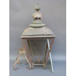 A Suggs or similar copper street lantern obtained by the vendor when Battle East Sussex were