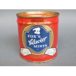 An unopened tin of Fox's Glacier Mints