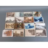 A small collection of postcards including WWI, Dovercourt Bay, Maori Girls, Assuan,