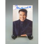 Muhammad Ali signed photograph