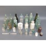 A collection of vintage bottles to include 'Pinkstones Curechiline Cattle Drench',