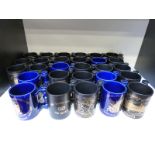Twenty-eight Portmeirion special commission Imperial tankards including Gordon Banks Player of the