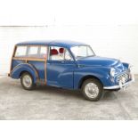 A 1963 Morris Minor Traveller car XMW 76A,