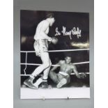 Henry Cooper signed photograph