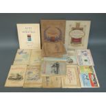 A collection of cigarette cards mounted in albums including Ching & Co Ships and their Workings,