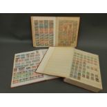 Three stockbooks containing a very large quantity of mint and used stamps from the French Colonies,