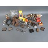 A quantity of car parts believed to include Triumph TR4,