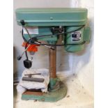 A bench top pillar drill