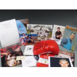 Sporting autographs / signed photographs including David Beckham,