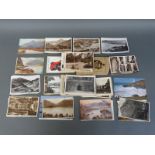 A collection of postcards including Pitlochry novelty card with Highland Terrier,