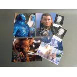 Lord of the Rings related autographs / signed photographs including Sir Ian McKellen and