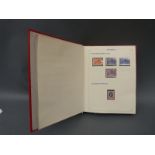 A collection of mint stamps from New-Hebrides (GB Commonwealth) in a Simplex album