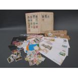 A Lincoln album of early all world stamps including a GB 3 margin 2d Blue,