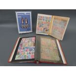 Two stockbooks of Greek stamps 1880s-1940s and specialist catalogue