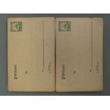 Fifty six unused German postcards with Kamerun postage (Cameroon)