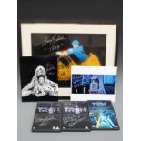 Tron related autographs / signed photographs including Bruce Boxleitner and David Warner,