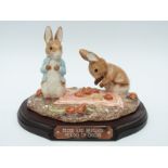 Beswick Beatrix Potter tableau Peter and Benjamin Picking Up Onions, limited edition no 912,