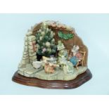 Border Fine Arts Brambly Hedge Merry Midwinter, signed by Jill Barklem, limited edition 422/500,