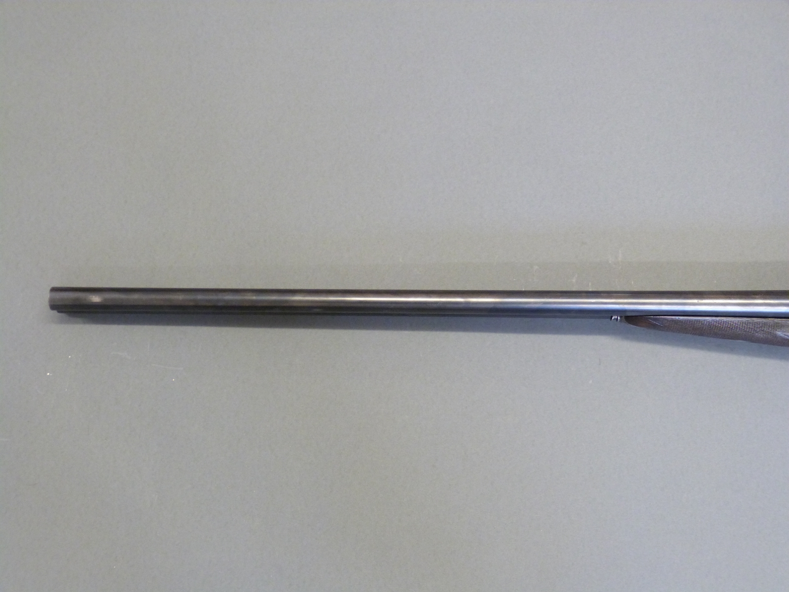 Lincoln Jeffries 12 bore side by side shotgun with ornate engraving to the shaped locks, top plate, - Image 12 of 13