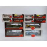 Twelve Exclusive First Edition (EFE) diecast model vehicles including car transporters and car sets,