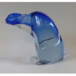 An Art glass polar bear,