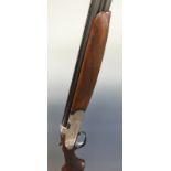 Beretta S57EL 20 bore over and under ejector shotgun with scrolling engraving to the sidelock