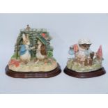 Border Fine Arts Beatrix Potter figures The Tale of Mrs Tiggy Winkle 283/1250 and The Tale of