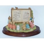 Border Fine Arts Beatrix Potter tableau 1583/2000 in original box with certificate