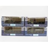 Four Russian Elecon 1:43 scale diecast model Zil army personnel carriers and tankers,