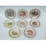Six Royal Doulton Brambly Hedge plates including Four Seasons and two similar plates