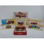 Seven Corgi diecast model commercial vehicles and vehicle sets comprising LMS set 97754,