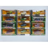 Twelve Corgi Classics and Corgi Classic Cars diecast model cars and Morris Minor vans,