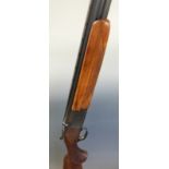 Miroku 600 12 bore over and under ejector shotgun with engraved lock,