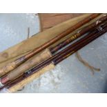Two Bruce and Walker fishing rods including Spring Spinner,