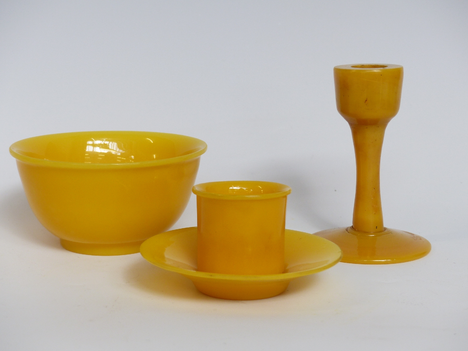 Yellow glass teaware - Bild 2 aus 2