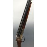 Winchester Parker reproduction 12 bore side by side shotgun with engraved locks featuring scenes of