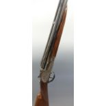 Victor Sarasquetta 12 bore side by side ejector shotgun with named and engraved sidelock plates,