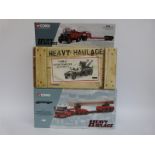 Three Corgi and Corgi Classics Heavy Haulage diecast model commercial vehicles comprising limited