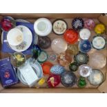 A quantity of paperweights including Caithness and Hafod Grange,