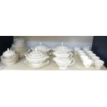 A collection of Minton Broadlands dinner and teaware, mostly eight place setting with tureens,