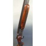 Miroku 800 12 bore over and under ejector shotgun with engraved lock, top plate, top lever,