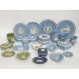 A collection of Wedgwood Jasperware ceramics