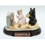 Beswick Beatrix Potter Duchess and Ribby millennium tableau, limited edition 0054,