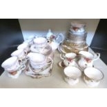 A quantity of Royal Albert Old Country Roses and other decorative tea ware,